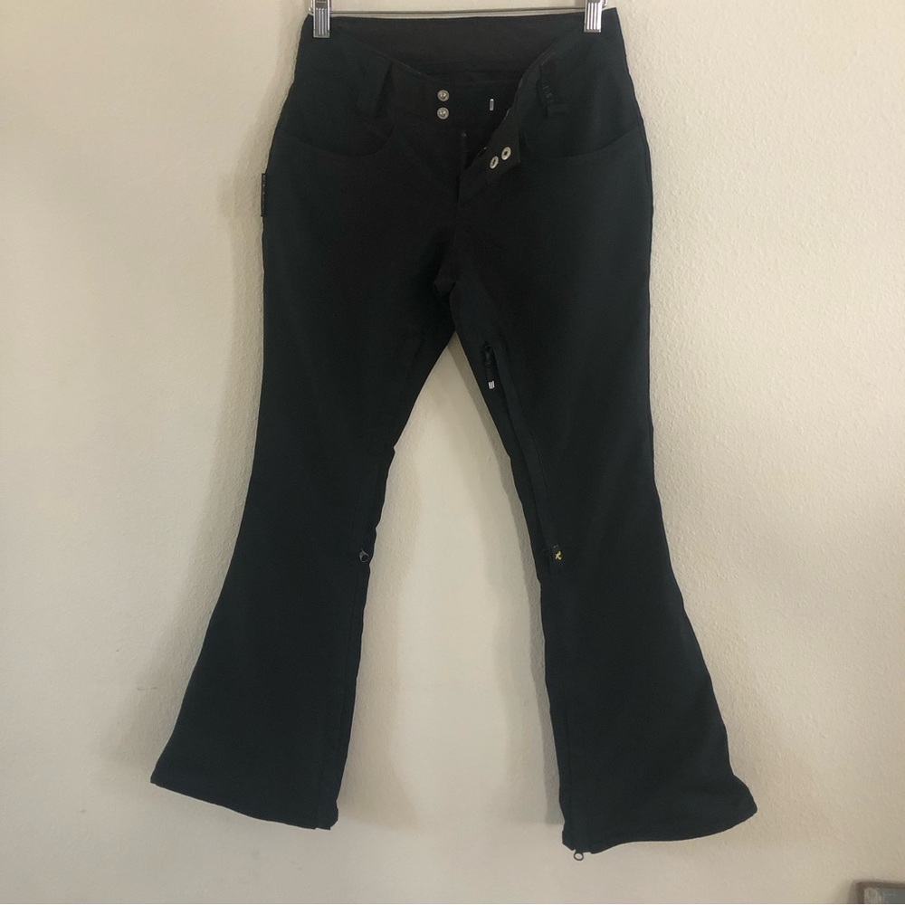 NWOT $498 Holden Black Women’s Slim Flare Snowboard Ski Pants Sz XS Short